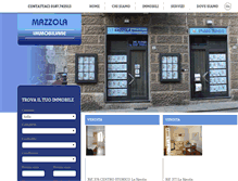 Tablet Screenshot of immobiliaremazzola.com
